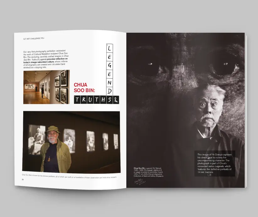 National Gallery Singapore Branding on Print Example 4