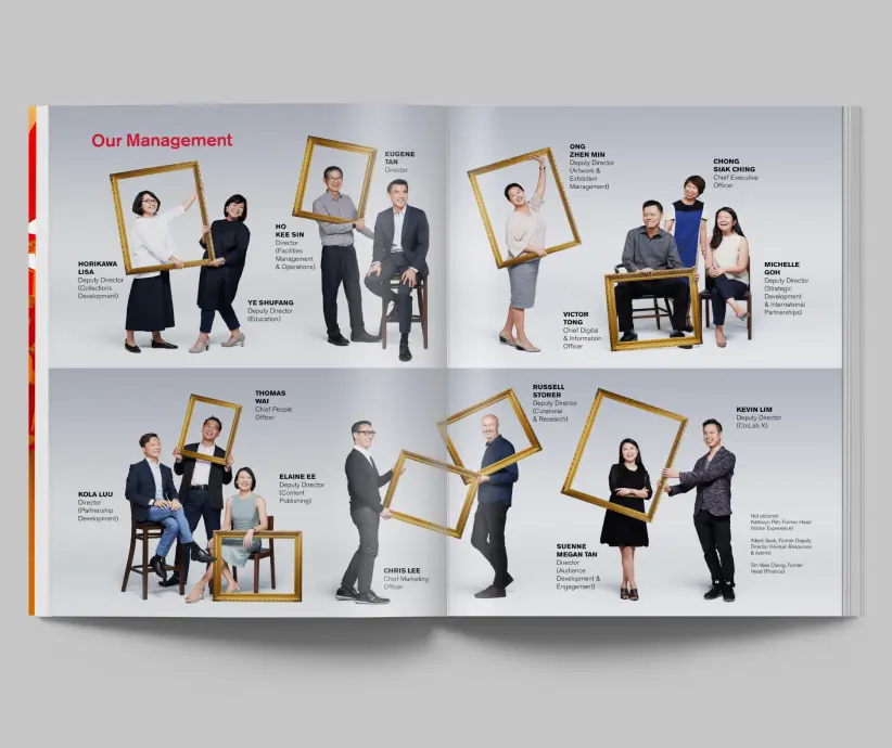 National Gallery Singapore Branding on Print Example 1