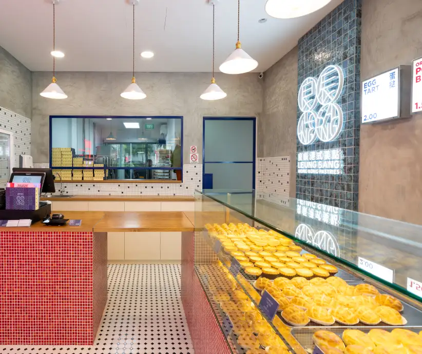 Leung Sang Hong Kong Pastries Branding and Design Inside Store